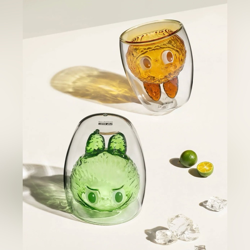 🎉CHEERS! Series 🎉LABUBU 💛drinking cup💛 ❓BLIND BOX🆕Brand New {SEALED}🟥POP MART